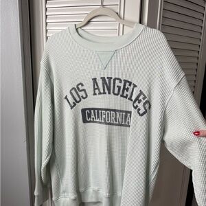 Aerie Waffle Knit Crewneck